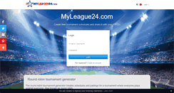 Desktop Screenshot of myleague24.com